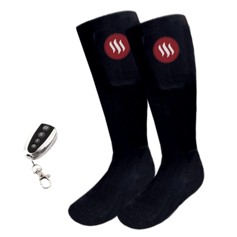 Vyhrievané ponožky a podkolienky Vyhrievané podkolienky Glovii GQ2 čierna - M