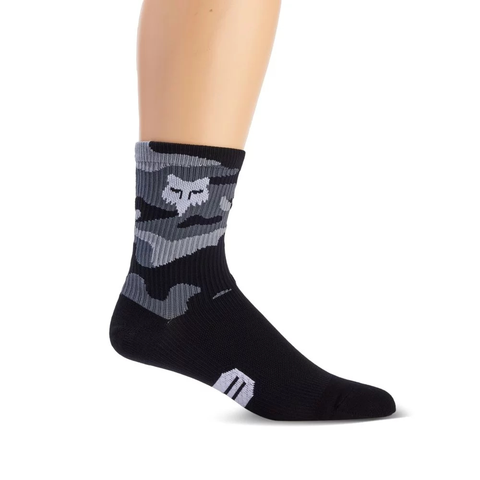 Pánske ponožky Cyklo ponožky FOX 6" Ranger Sock Black Camo - S/M (39-42)