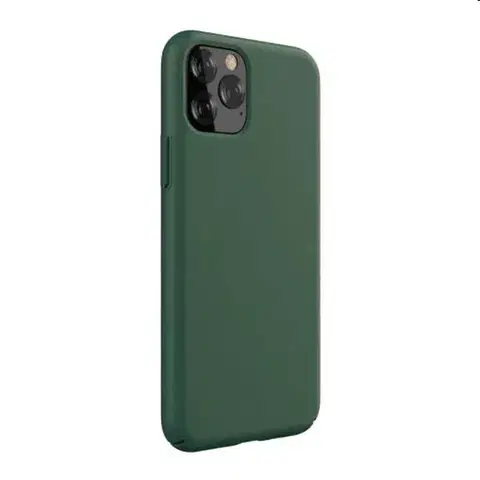 Puzdrá na mobilné telefóny Devia kryt Nature Series Silicone Case pre Apple iPhone 11 Pro Max, zelené 6938595332951