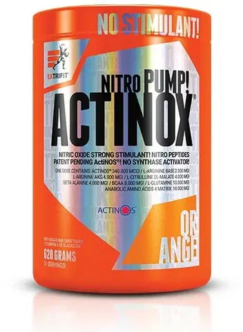 Práškové pumpy Actinox - Extrifit 620 g Pomaranč