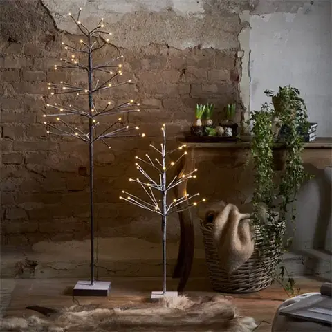 Vnútorné dekoratívne svietidlá STAR TRADING LED dekoratívny stromček Snowfrost Tree IP20 Výška 90cm