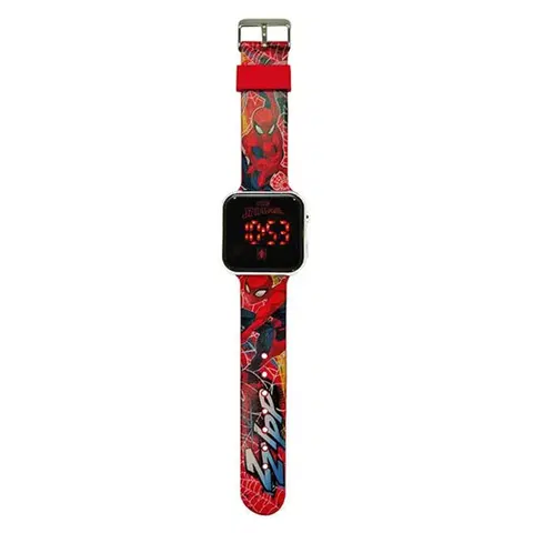 Inteligentné hodinky Kids Licensing detské LED hodinky Marvel Spider-man v.2