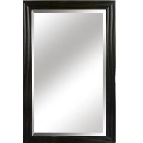 Zrkadlá KONDELA Malkia Typ 1 zrkadlo na stenu čierna