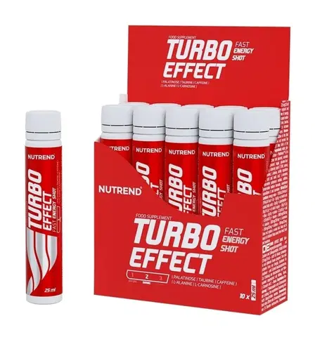 Stimulanty Turbo Effect Shot - Nutrend 10 x 25 ml.