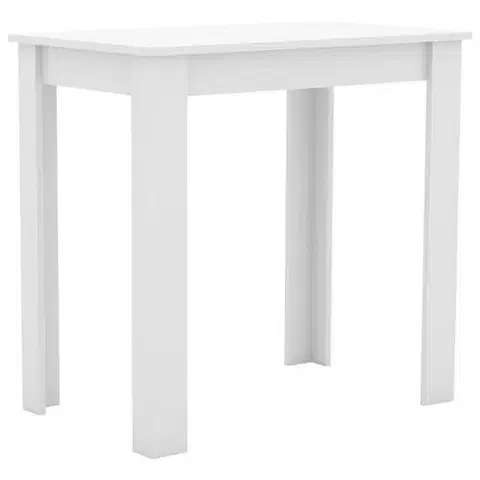 Stoly do jedálne Jedálenský Stôl Esal, 80x50 Cm, Biely