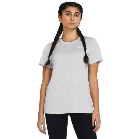 Tričká a tielka Under Armour Women‘s t-shirt Tech SSC- Twist Grey  XL