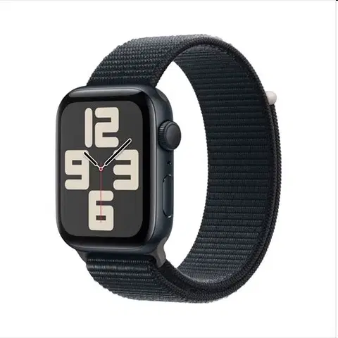 Inteligentné hodinky Apple Watch SE GPS 44mm polnočná , hliníkové puzdro so športovým remienkom polnočná
