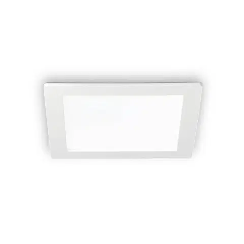 Zapustené svietidlá Ideallux Stropné LED svetlo Groove square 11,8x11,8 cm