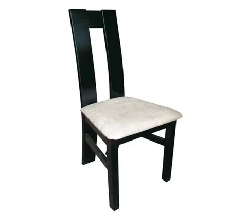 Jedálenské stoličky PYKA Milano jedálenská stolička wenge / krémový vzor