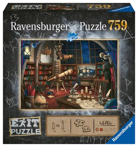 Hračky puzzle RAVENSBURGER - Exit Puzzle: Hvezdáreň 759 dielikov