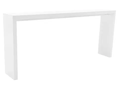 Konzolové stolíky KONDELA Fitron konzolový stolík biela