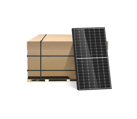 Fotovoltaické a solárne panely Risen Fotovoltaický solárny panel RISEN 400Wp čierny rám IP68 Half Cut - paleta 36 ks 