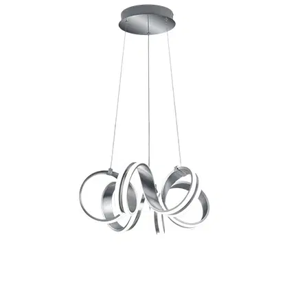 Zavesne lampy Dizajnové závesné svietidlo oceľové 3-stupňové stmievateľné vrátane LED - Filum