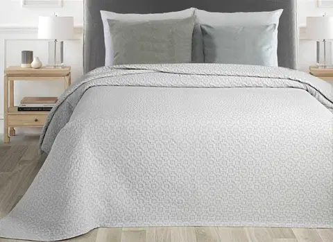 Prehozy Prikrývka na posteľ, Dakota, sivá 240 x 260 cm