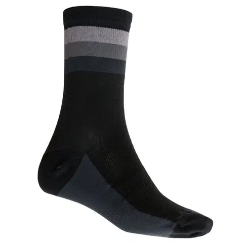 Dámske ponožky  Sensor ponožky COOLMAX SUMMER STRIPE černo-šedé