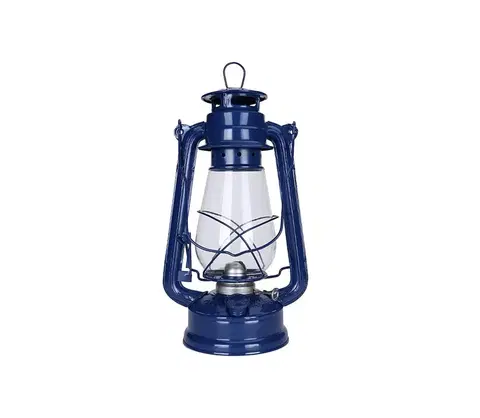 Záhradné lampy Brilagi Brilagi - Petrolejová lampa LANTERN 31 cm tmavomodrá 