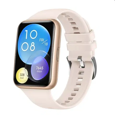 Príslušenstvo k wearables FIXED Silikónový remienok pre Huawei Watch FIT2, ružová