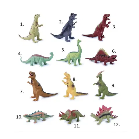Hračky - figprky zvierat RAPPA - Dinosaurus mäkké telo 20cm, Mix produktov