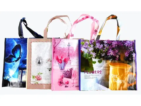 Nákupné tašky a košíky MAKRO - Taška nákupná 43x37x15cm rôzne dekory