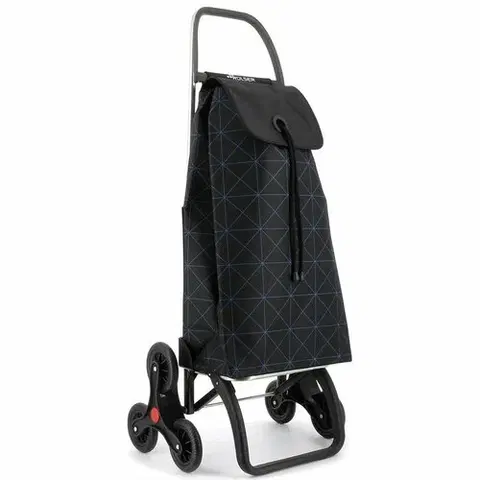 Nákupné tašky a košíky Rolser I-Max Star 6, černo-modrá nákupná taška na kolečkách