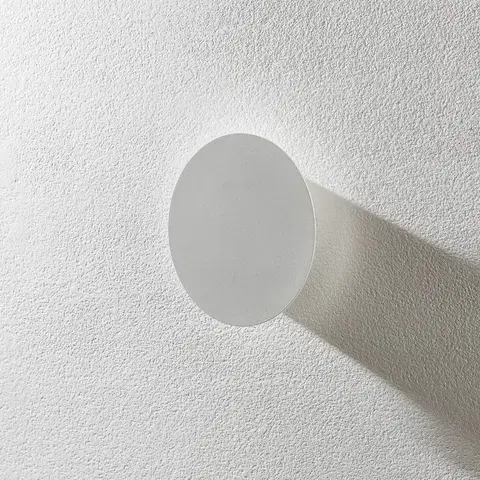Nástenné svietidlá Escale Escale Blade nástenné LED svetlo, biele, Ø 18 cm