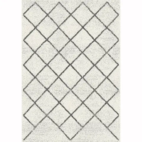 Koberce a koberčeky KONDELA Mates Typ 2 koberec 133x190 cm béžová / vzor