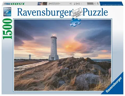 Hračky puzzle RAVENSBURGER - Magická krajina okolo majáka 1500 dielikov