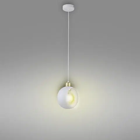 Lampy do obývačky Luster Cyklop 2741 White Lw1