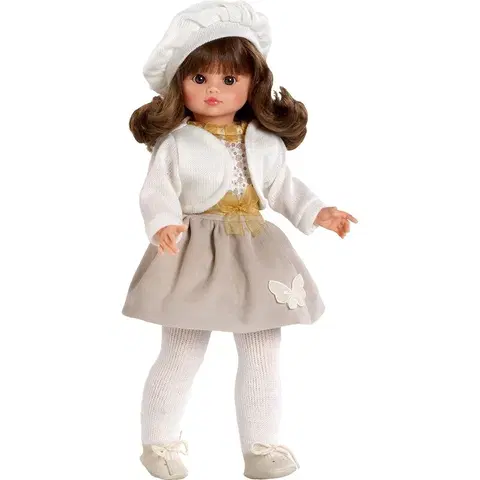 Hračky bábiky BERBESA - Luxusná detská bábika-dievčatko Roberta 40cm