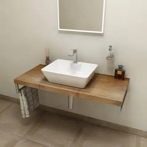 Kúpeľňa SAPHO - AVICE doska 90x50cm, Old wood AV098