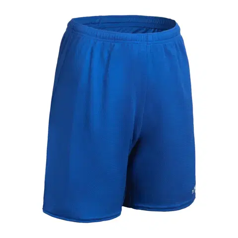 nohavice Detské basketbalové šortky SH100 pre dievčatá a chlapcov modré