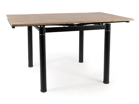 Jedálenské stoly GT-082 jedálenský stôl, dub Artisan / čierna