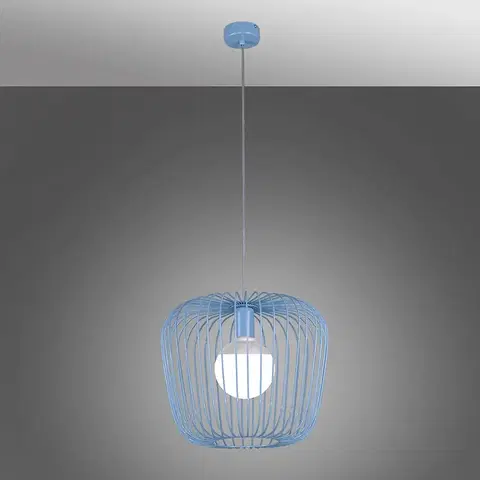 Moderné lampy do obývačky Luster Eden K-4102 Modrá LW1