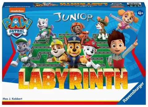 Hračky rodinné spoločenské hry RAVENSBURGER - Labyrinth Junior Labková Patrola
