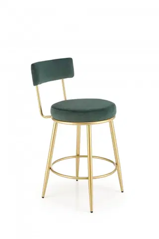 Barové stoličky Barová stolička H115 Halmar Zelená