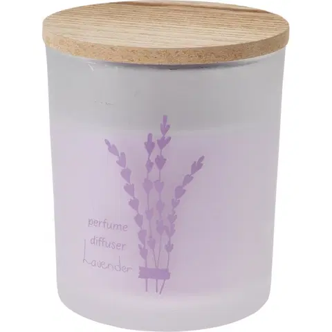 Dekoratívne sviečky Sviečka v skle Flora home Lavender, 8,8 x 10 cm