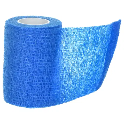 futbal Priľnavá spevňujúca páska 7,5 cm × 4,5 m premiestniteľná modrá
