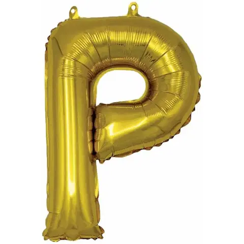 Dekorácie a bytové doplnky Fóliový balón písmeno P My Party 30cm