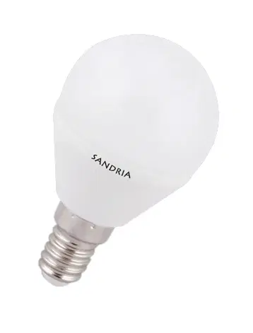 Žiarovky LED žiarovka Sandy LED E14 B45 S2588 5W teplá biela