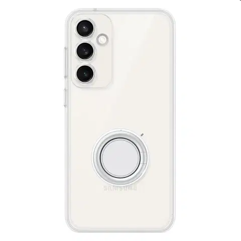 Puzdrá na mobilné telefóny Zadný kryt Clear Gadget pre Samsung Galaxy S23 FE, transparentná (s odnímateľným úchytom) EF-XS711CTEGWW
