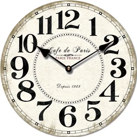 Hodiny Nástenné hodiny Cafe de Paris, FAL6292 60cm