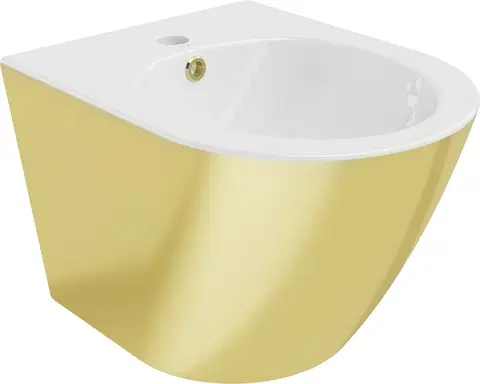 Kúpeľňa MEXEN - Lena bidet závesný, biela/zlatá 35224806