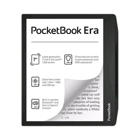 Čítačky elektronických kníh Elektronická čítačka Pocketbook 700 ERA, 16 GB, strieborná