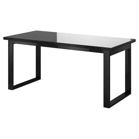 Jedálenské stoly Rozkladací stôl Helio 92 170/220x90cm čierna