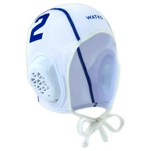 vodné športy Súprava 16 čiapok na vodné pólo WP900 biele