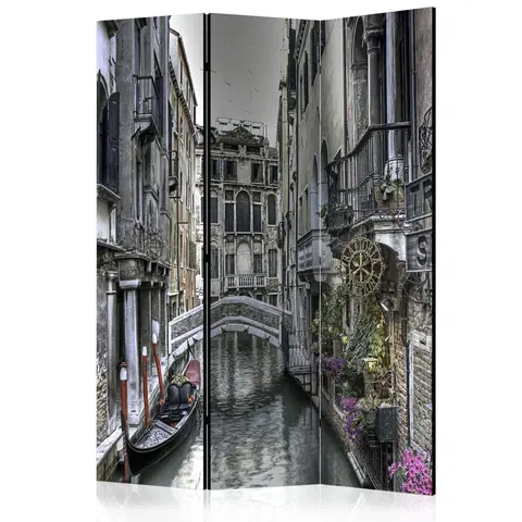 Paravány Paraván Romantic Venice Dekorhome 135x172 cm (3-dielny)