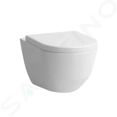 Záchody Laufen - Pro Závesné WC, 530 mm x 360 mm, s LCC, biela H8209594000001