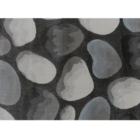 Koberce a koberčeky Koberec, hnedá/sivá/vzor kamene, 133x190, MENGA