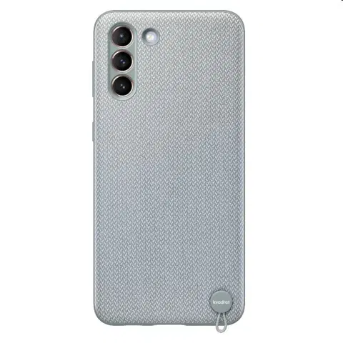 Puzdrá na mobilné telefóny Puzdro Kvadrat Cover pre Samsung Galaxy S21 Plus, mint gray EF-XG996FJEGWW