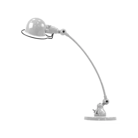 Stolové lampy na písací stôl Jieldé Jieldé Signal SIC400 lampa podstavec rameno sivá